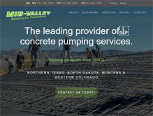 Tablet Screenshot of midvalleyconcretepumping.com